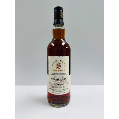 Balmenach 10 Year Old 2016 1st Fill Oloroso Sherry Butts Finish Signatory Vintage 100 Proof Edition #79 Speyside Single Malt Scotch Whisky 70cl 57.1%